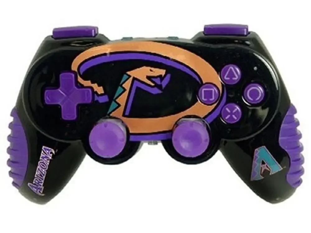 Vintage Arizona Diamondbacks PS2 MLB Mad Catz Control Pad Pro Controller